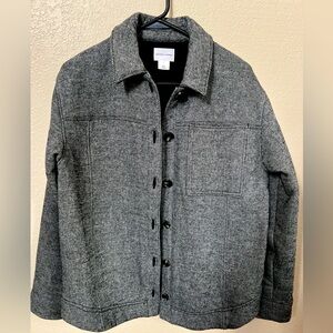 Heathered Twill Shirt Jacket. Melrose and Market. Size small. Never worn.